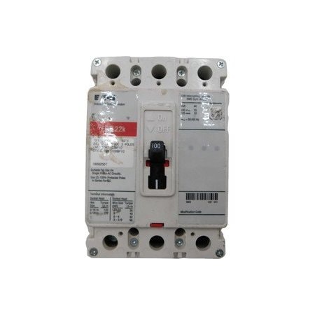 Eaton Molded Case Breakers MCCBs EDB 3P 100A 240V 50/60Hz 3Ph F Frame EDB3100